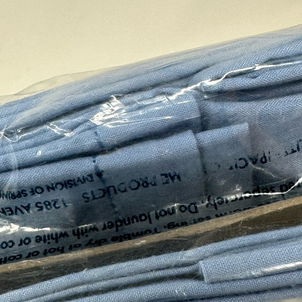 Wamsutta Vintage Full Size NEW Flat Sheet Medium Blue